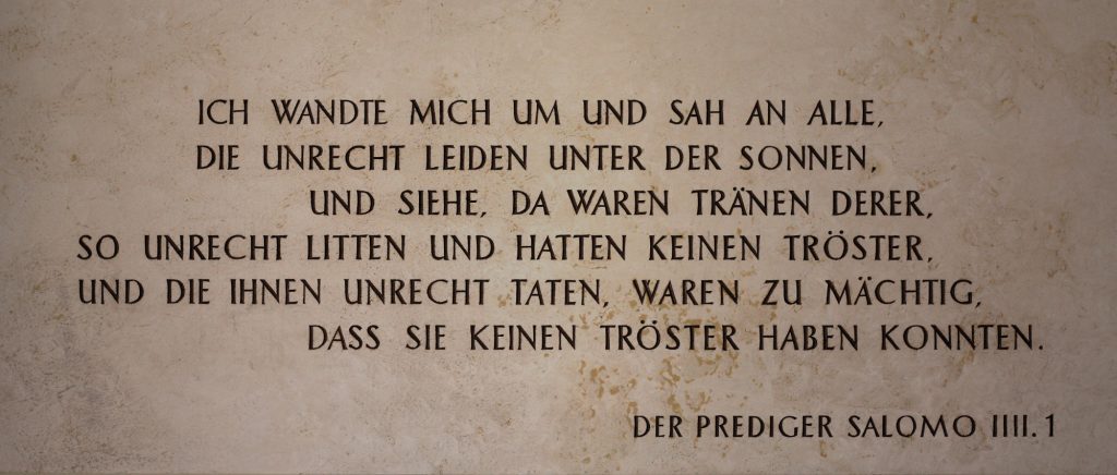 Der Prediger Salomo III.1: Ich wandte mich um und sah an alle...